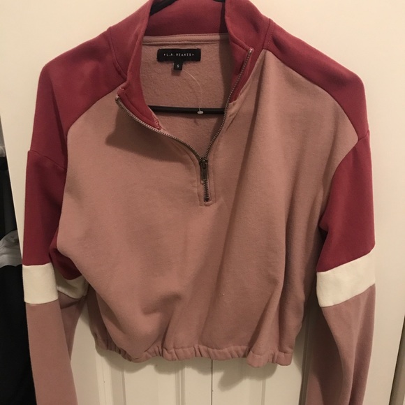 Pacsun La hearts Quarterzip - Picture 2 of 2